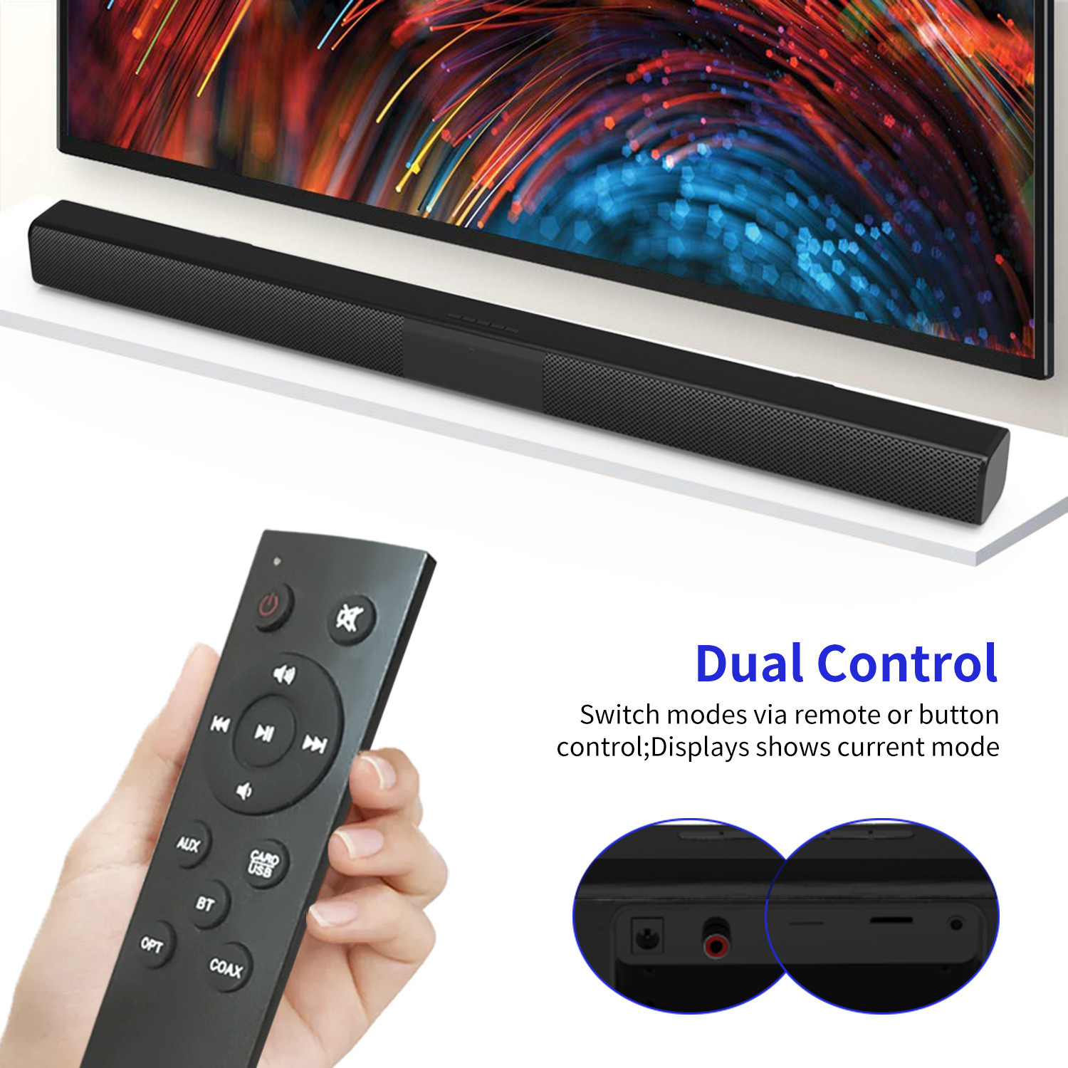 Accept OEM Wireless Home Theater Systems Sound Bar With DTS Audio Format