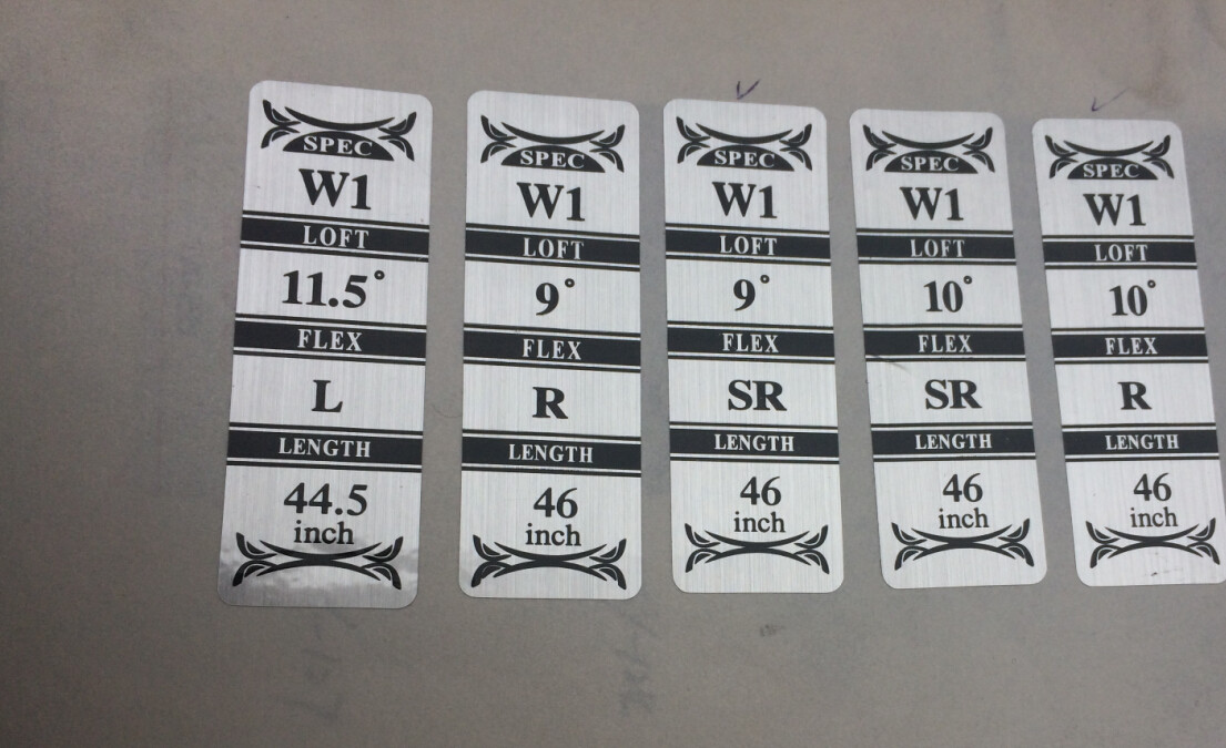 golf label , golf labels , golf shaft label, golf shaft labels , golf tag , golf length label