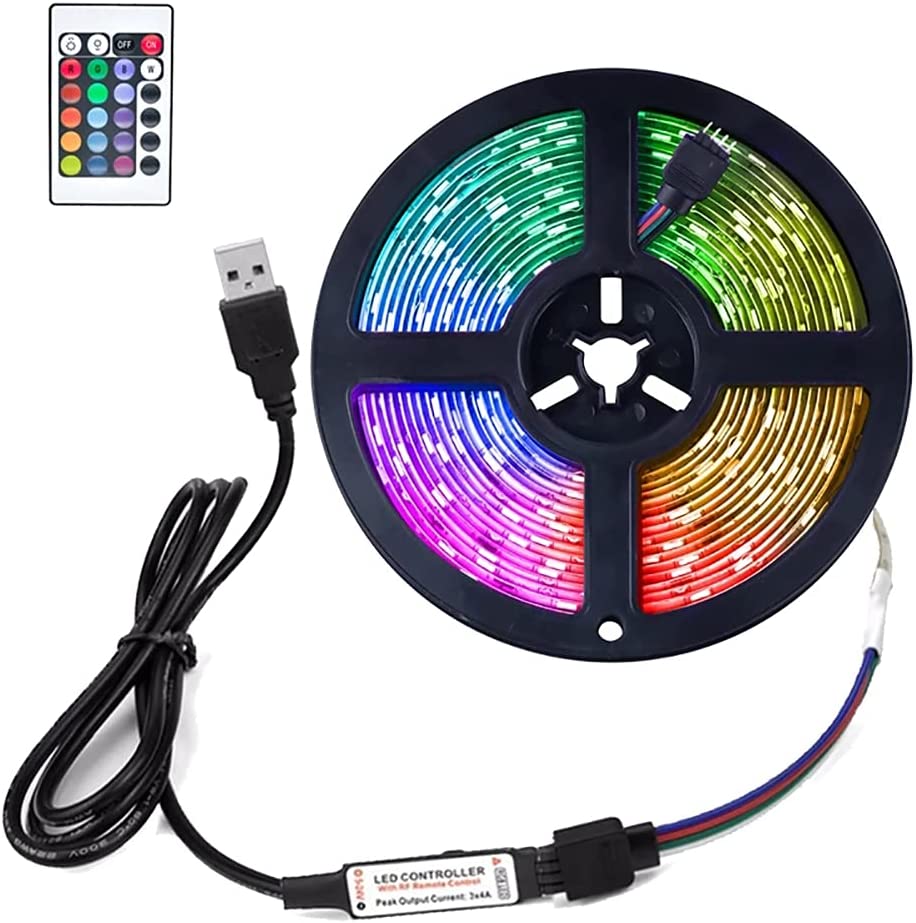 Smart LED Strip for Decoration 12V 5V USB Control Music Sync and RGB Color Temperature