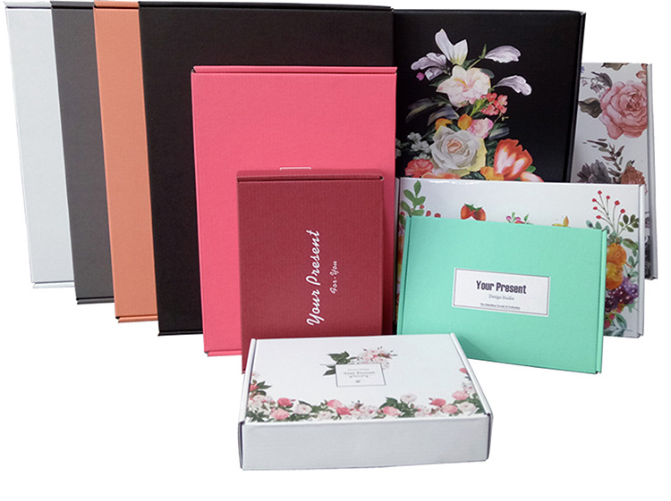 Corrugated Paper Custom Cardboard Mailers For Clothes Shoes Packaging