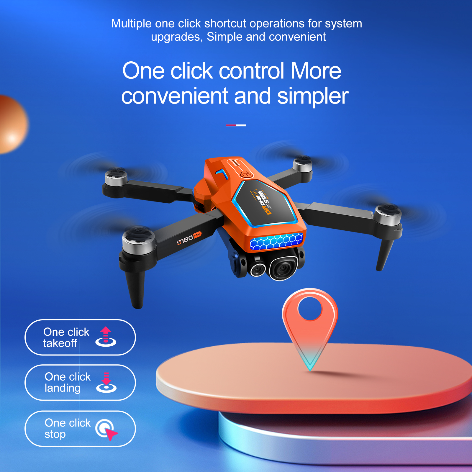 Foldable 4k Camera Drone Capture Stunning Aerial Views with Our Perfect Aerial Photography Equipment Control Distance 100M