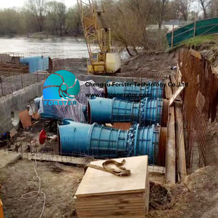 Alternative Energy LTubular Turbine Generator In Hydro Power Plant 135-300KW