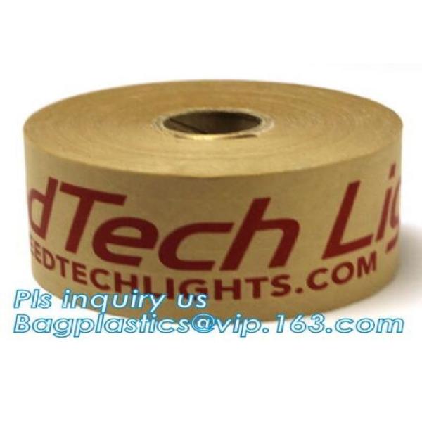 Fiber Reinforced Gummed Kraft Paper Packing Reinforced Brown Tape jointing paper, sealing box, bundling box, bundl