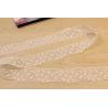 Buy cheap Interspersed Guipure Lace Trims , Breathable Floral Lace Ribbon from wholesalers