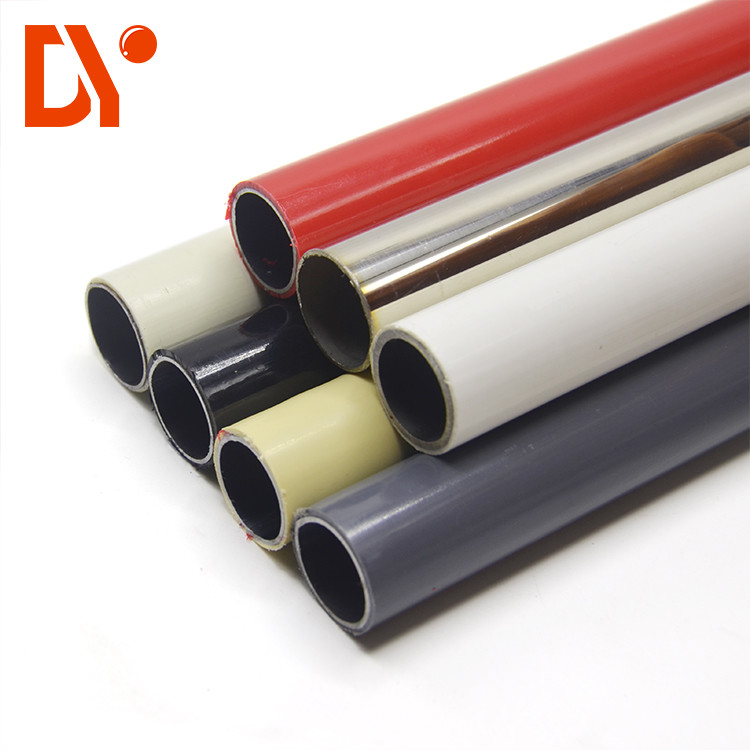 Round Lean Anti Static Pipe , Plastic Coated Pipe With Beautiful Apparence