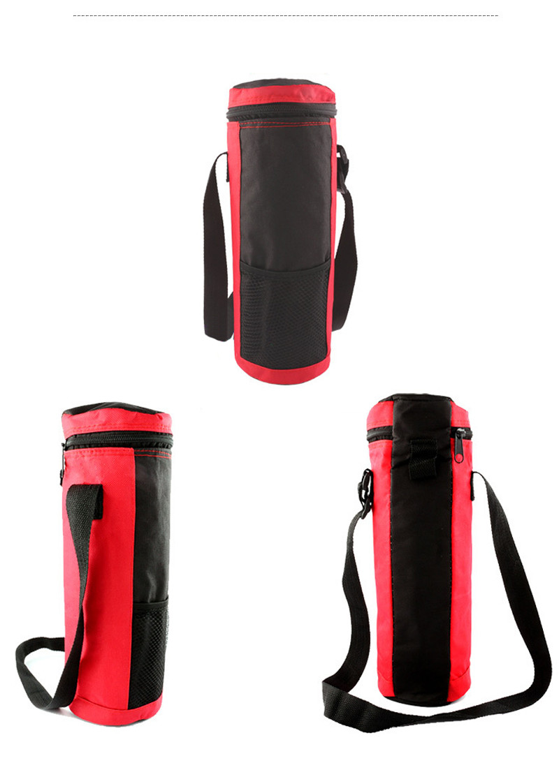 SGS Approval Reusable Polyester L10.5cm Water Bottle Bag