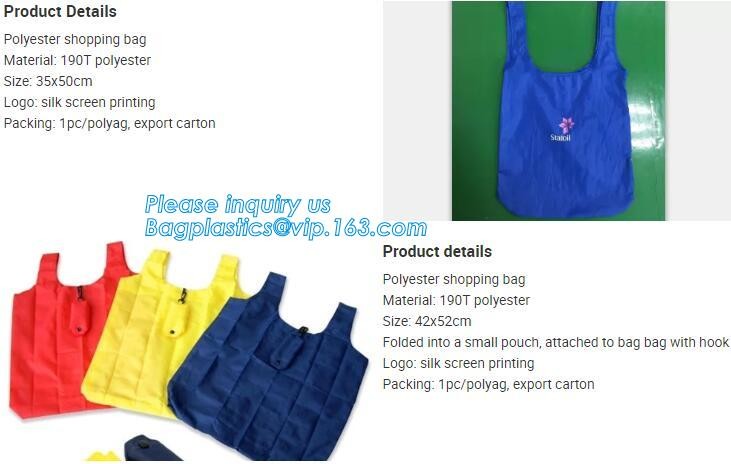 Promotion Custom Eco Friendly Sublimation Polyester Folding Shopping Bag,Promotional Sports Gym Sack Polyester Drawstrin