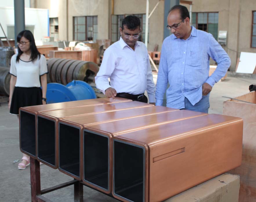 Continuous Casting Mould Outer Contour Parallel Cr-Plating Copper Mould Tube