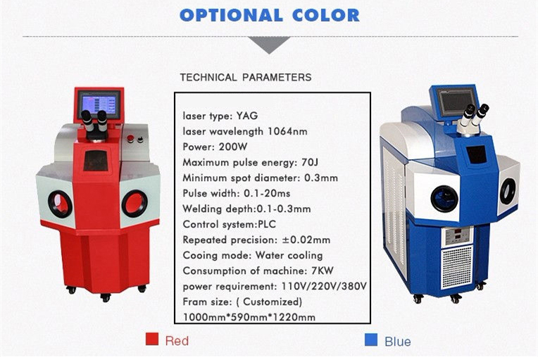 200W 300W Metal Silver Jewelry Split Laser Welder by HIGHYAG KBF YAG Jewelry Laser Welding Machine for Discounted Sale