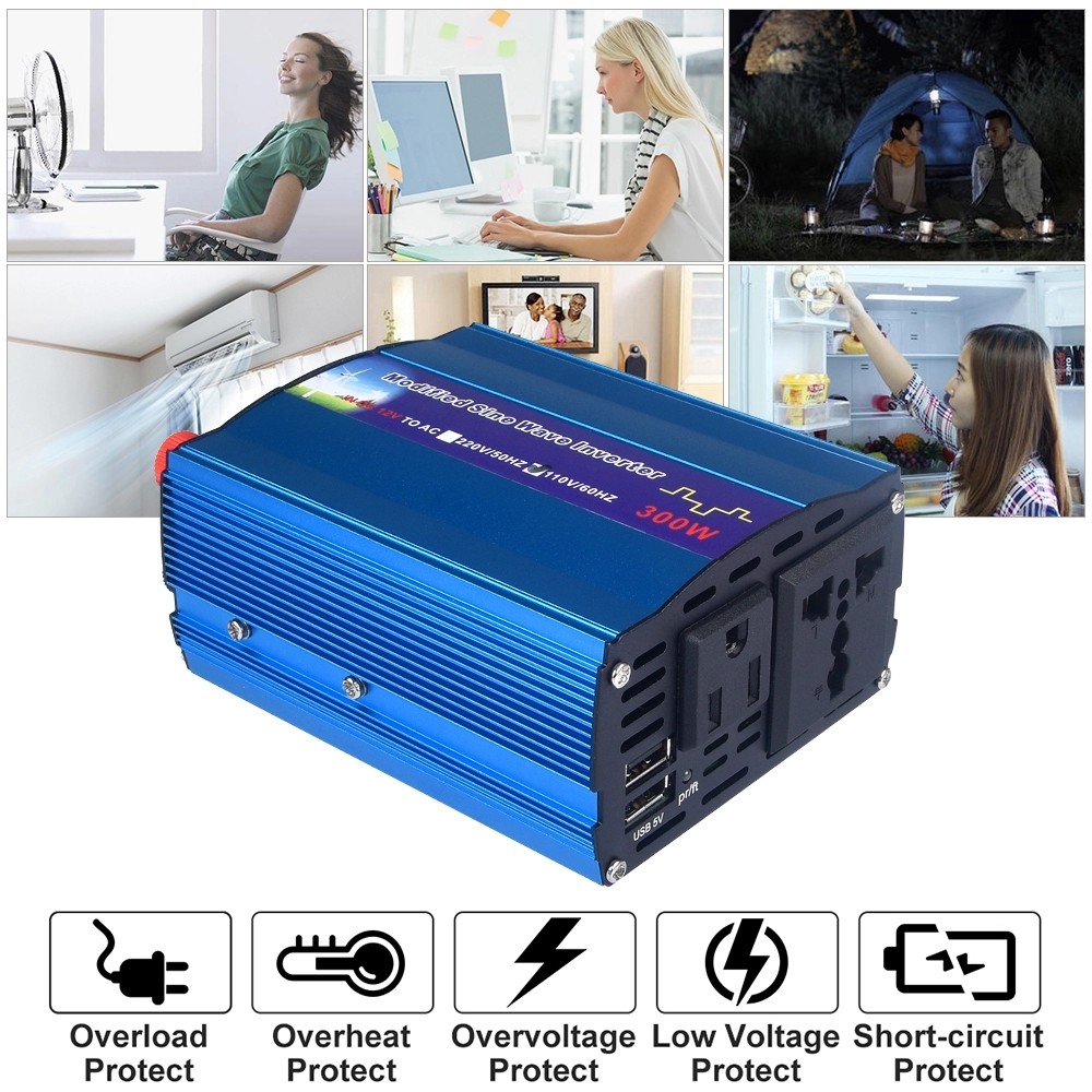 Off Grid 12v 2000w Vehicle Power Inverters Micro Control High Wattage Power Inverter