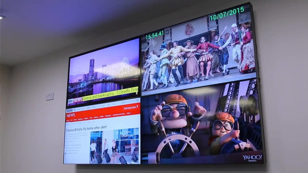 112x84 Resolution Floor Standing Led Digital Signage Displays CE / ROHS