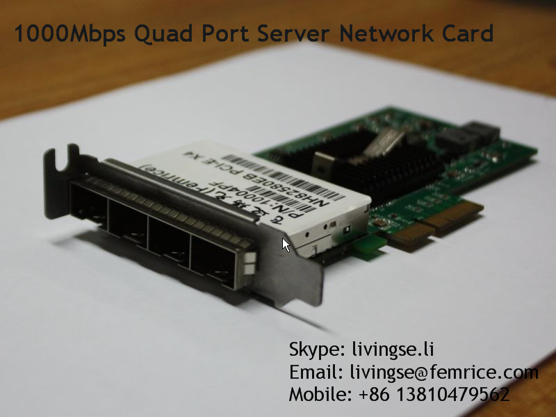 IEEE802.3 Network Standard 1000Mbps Ethernet fiber optical network card