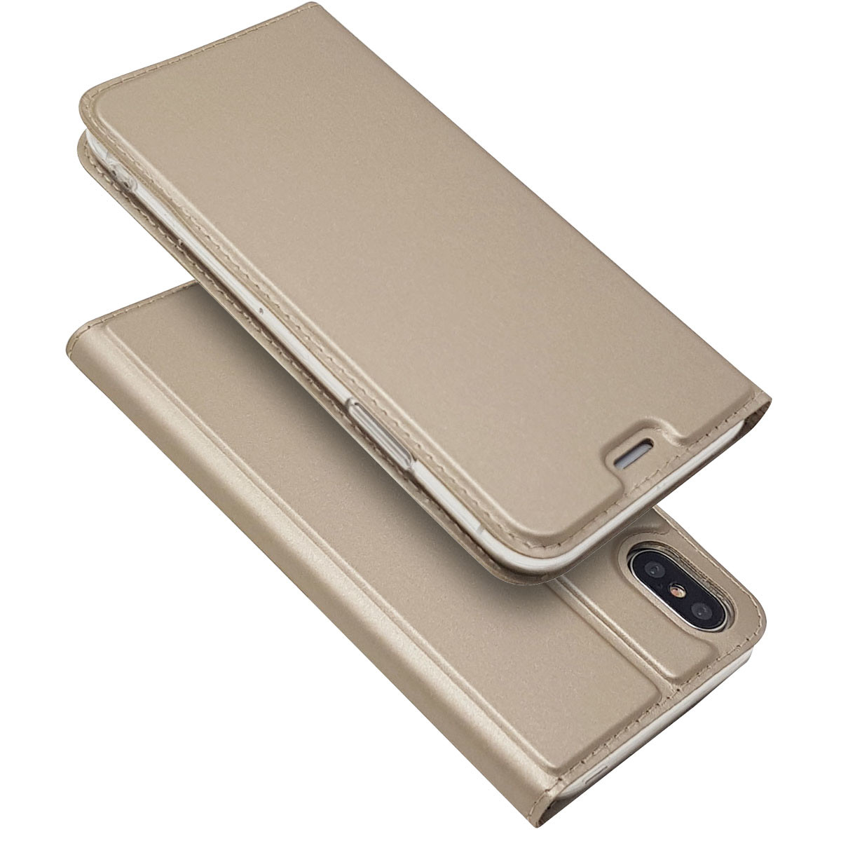 iPhone XS Wallet Case, Premium PU Leather Cell Phone Flip Cover for iPhone 5,6,7,8,X,XS,XS MAX,XR