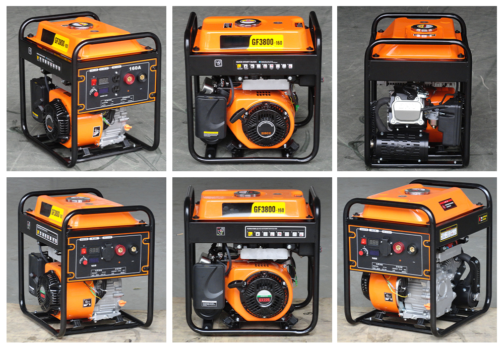 2kW Gasoline Welding Generator with Recoil Start 225cc