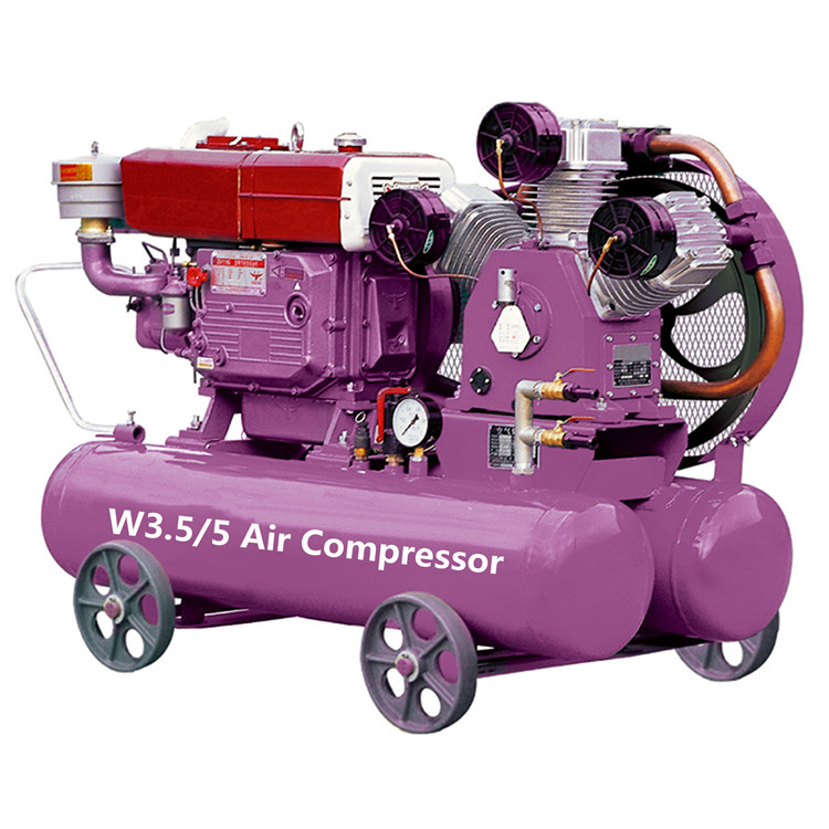 Belt-Driven Air Compressor Low Noise Industrial Air Compressor Reciprocating Air Compressor Machine