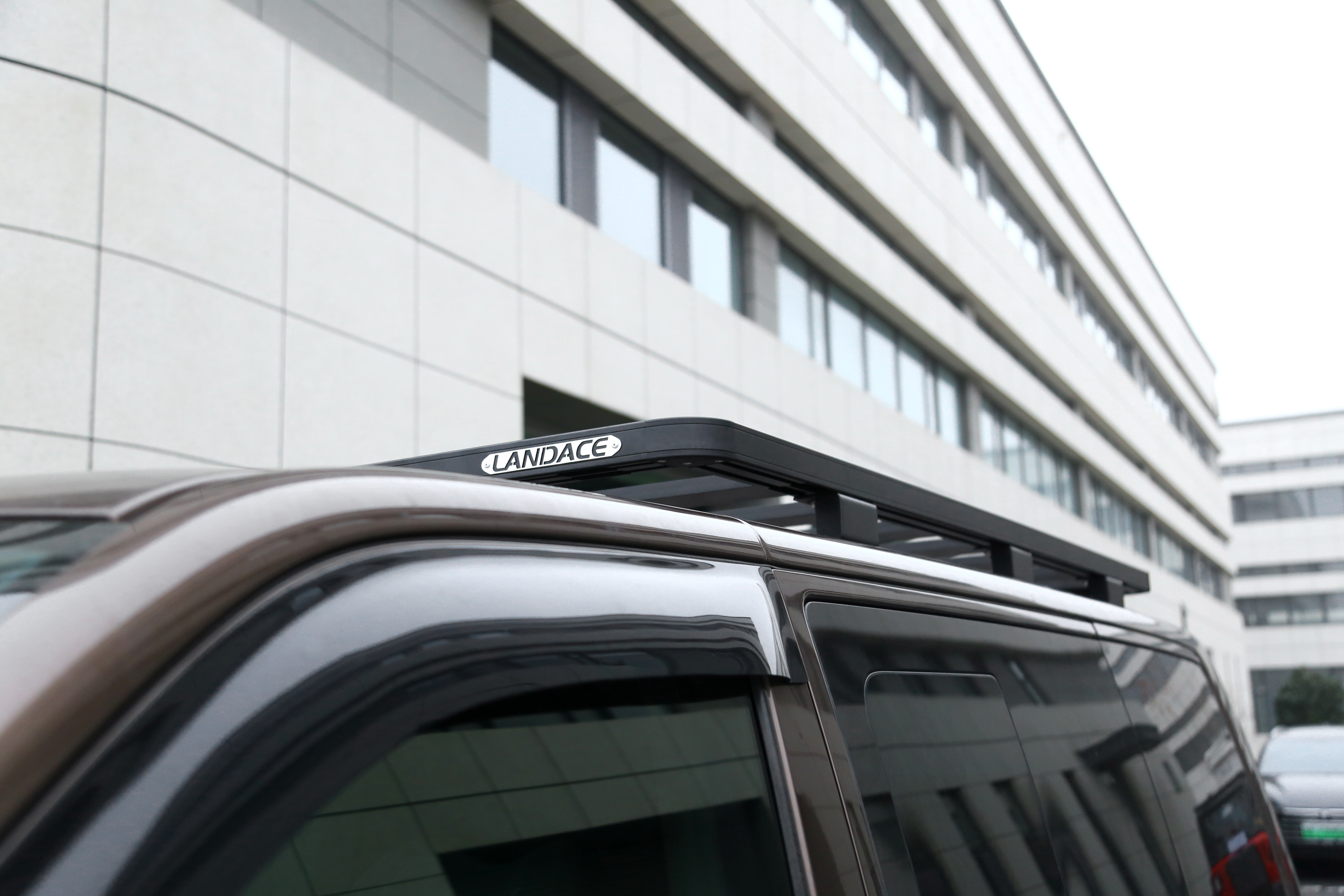 BLACK Aluminium Car Roof Racks for Volkswagen Multivan 4x4 Vehicle Exterior Accessories