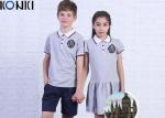 Casual Customized Middle School Uniforms Polo Shirt And Dress