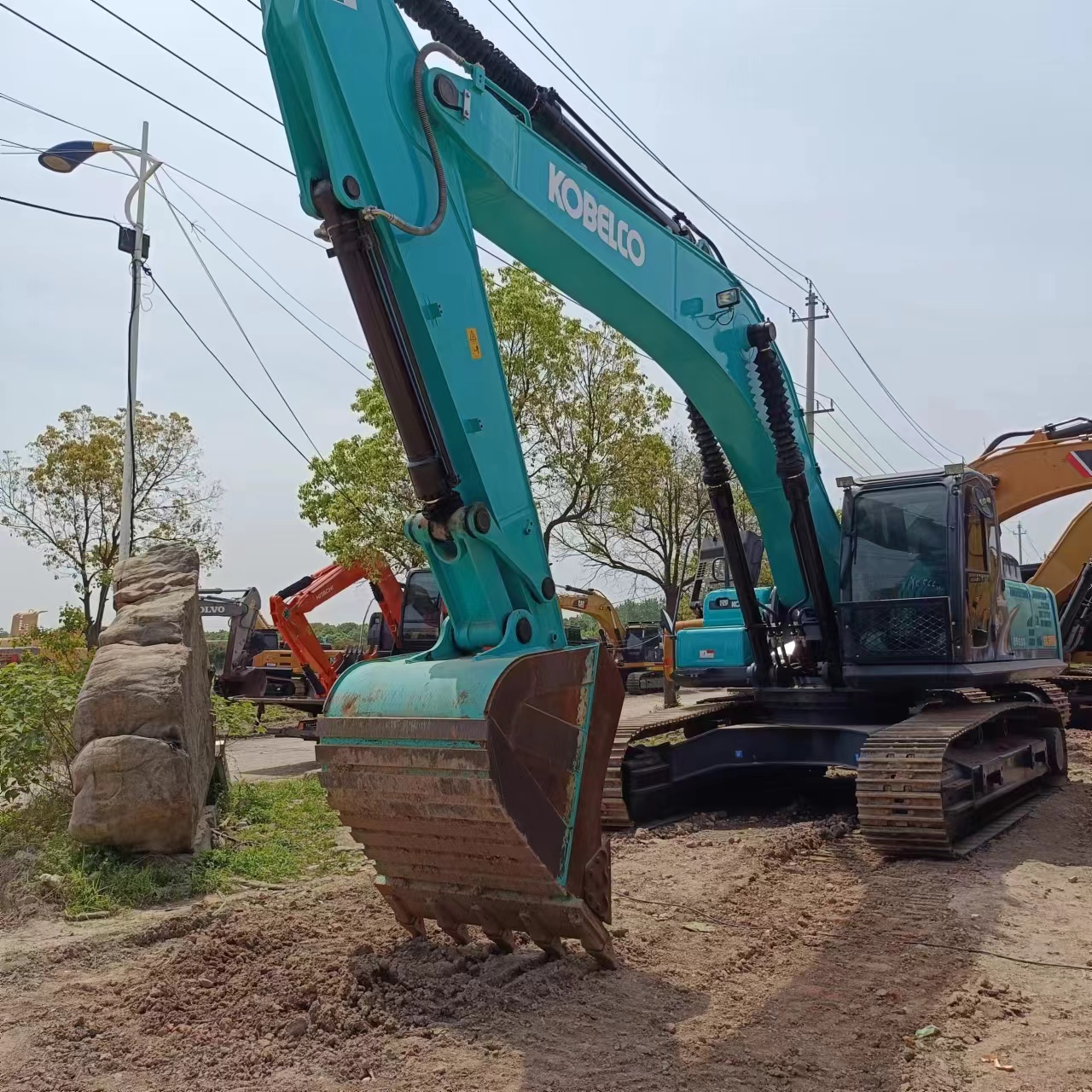 Used Kobelco SK350 SK70 Excavators in Excellent Condition with Original Hydraulic Valve