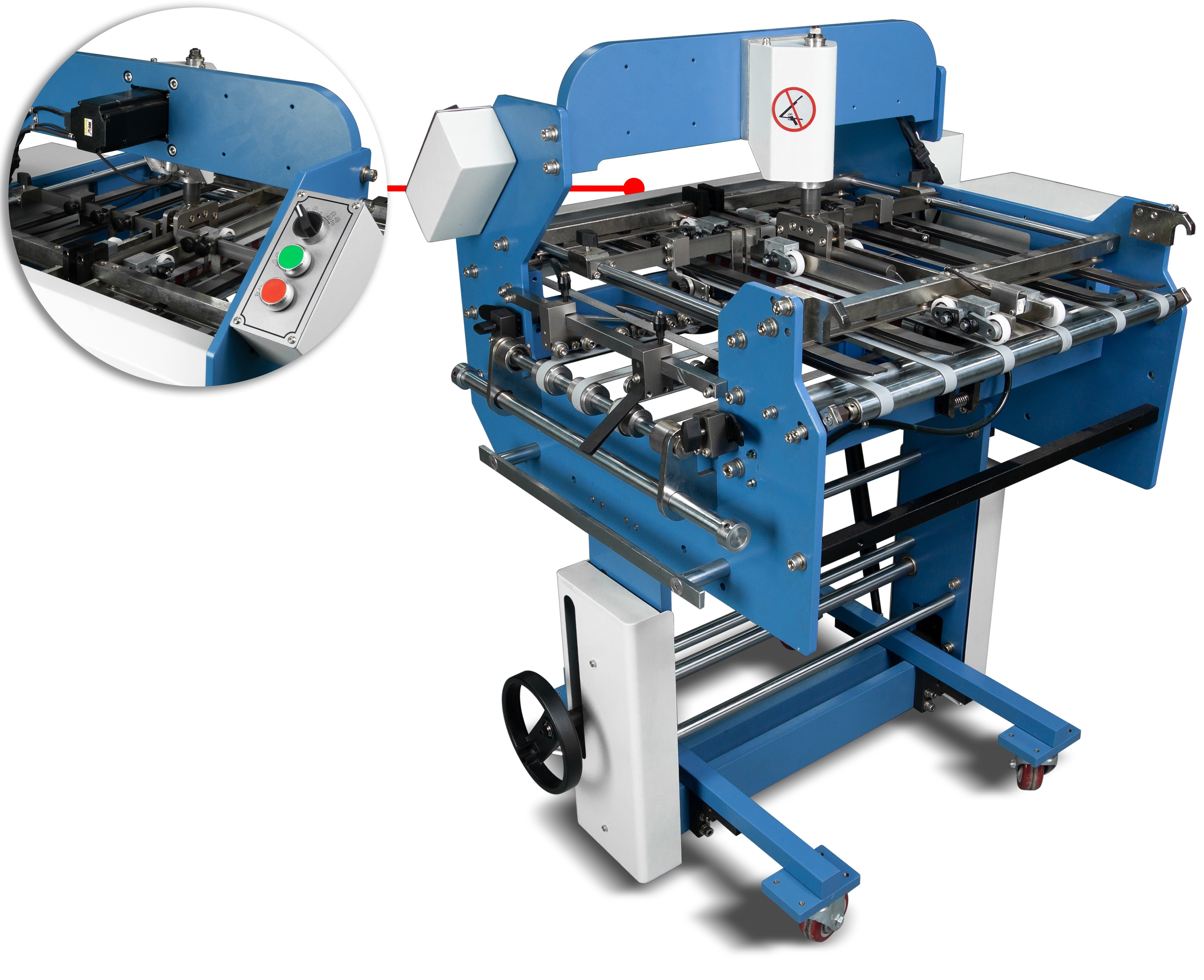 AOQI Automatic High Speed Paper Folding Machine Equipped With Knife Folding Machine