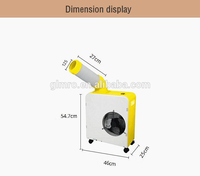 6000BTU 3500m3/H Warehouse Moving Air Conditioner