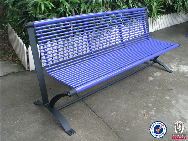 Metal Iron Curved Outdoor Tree Bench Waterproof Rustproof For Street Garden