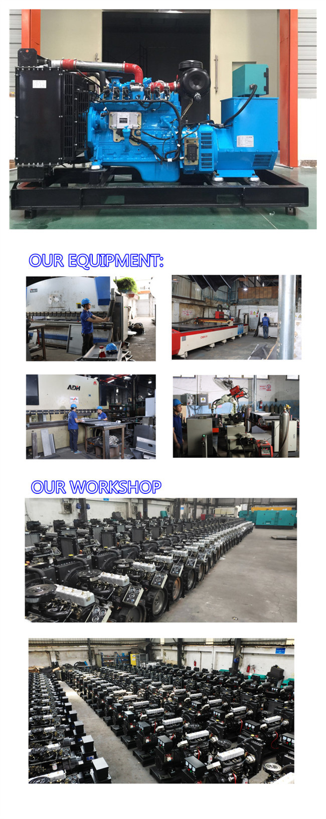 Cummins 250KW 380V 3 Phase Natural Gas Generator