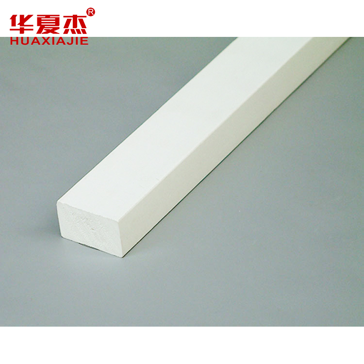 Plain white sound absorption heat resistant interior decoration home  plastic pvc window ceiling exterior moulding
