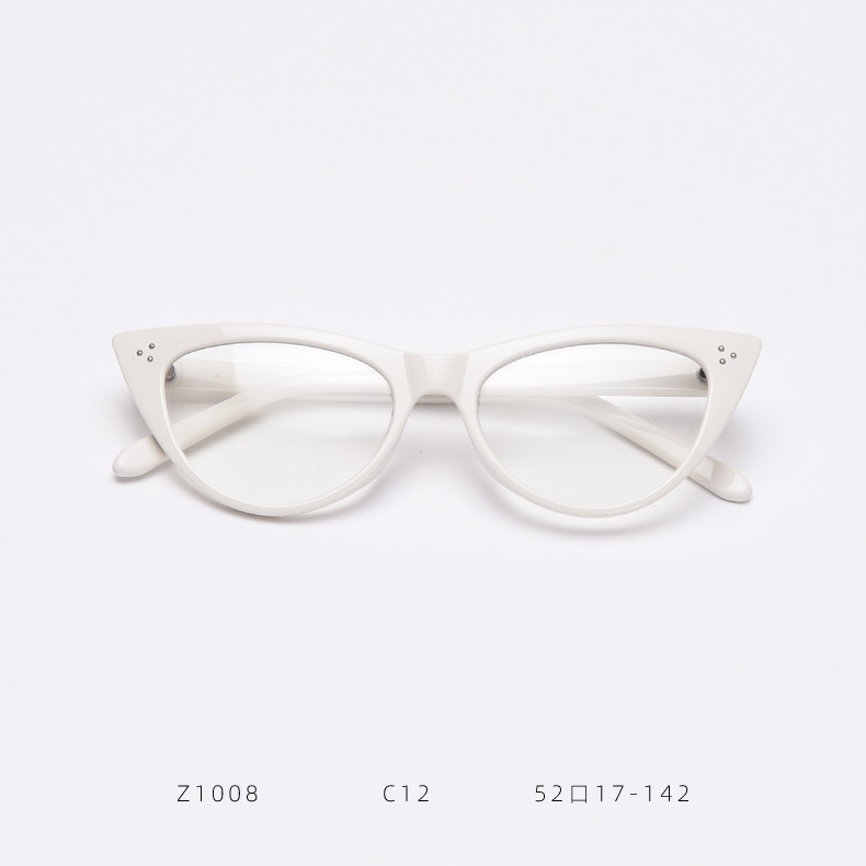 Optical Frame Cat Eye Vintage Reading TR90 Material Glasses Computer Blue Light