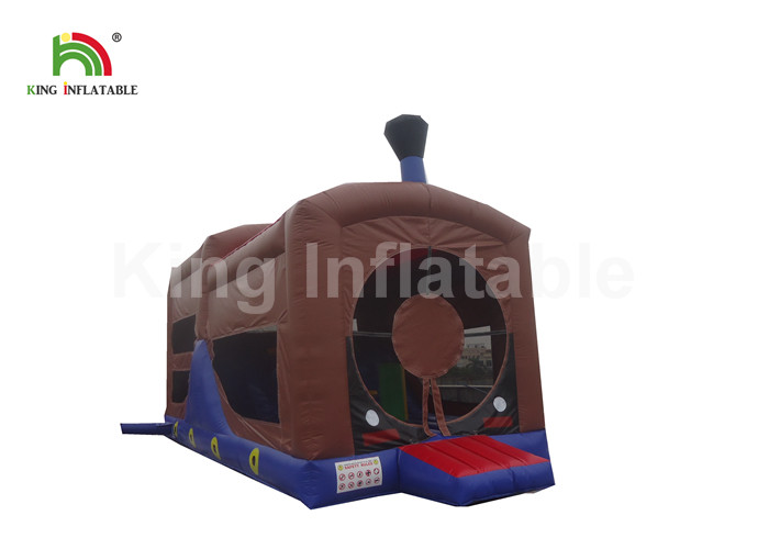 Children Inflatable Jumping Castle , 0.55mm PVC Commercial Inflatable Trampolines