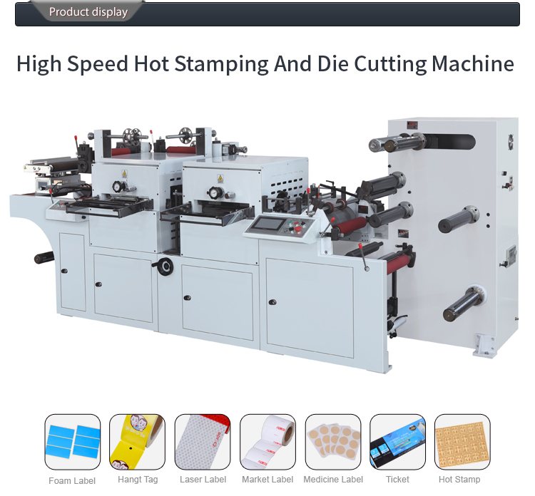 Roll Label Digital Die Cutting Machine Hot Stamping Rotary Die Making Machine