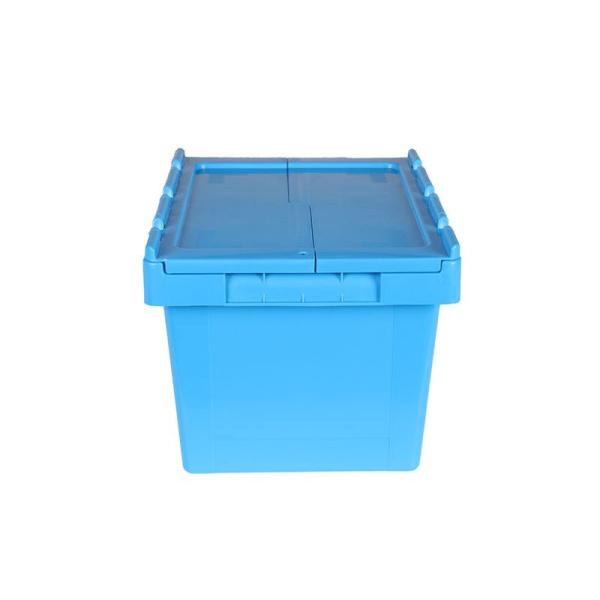 Rectangle Stackable Collapsible Plastic Moving Boxes Plastic Moving Crates With