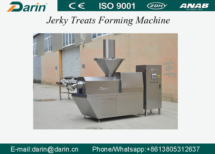 Automatic Chicken / fish / mutton Jerky meat Treats making Machine / Cold Extrusion Machine with Siemens PLC