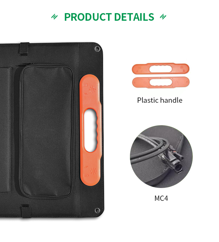Portable Foldable A11 120W 18V Outdoor Solar Charger for Solar Panel System