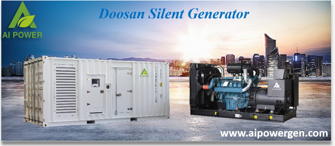 25kva-1000kva Korea Doosan Diesel Generator Electrical Power Generator