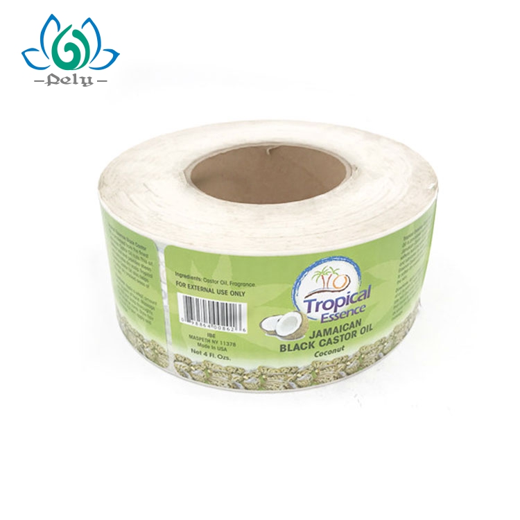 Waterproof Private Food And Beverage Labels Printed Labels On A Roll