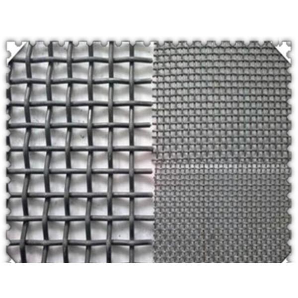 Iron Wire Mesh Bi Directional Wave Separation Bending Galvanized Crimped Wire Mesh
