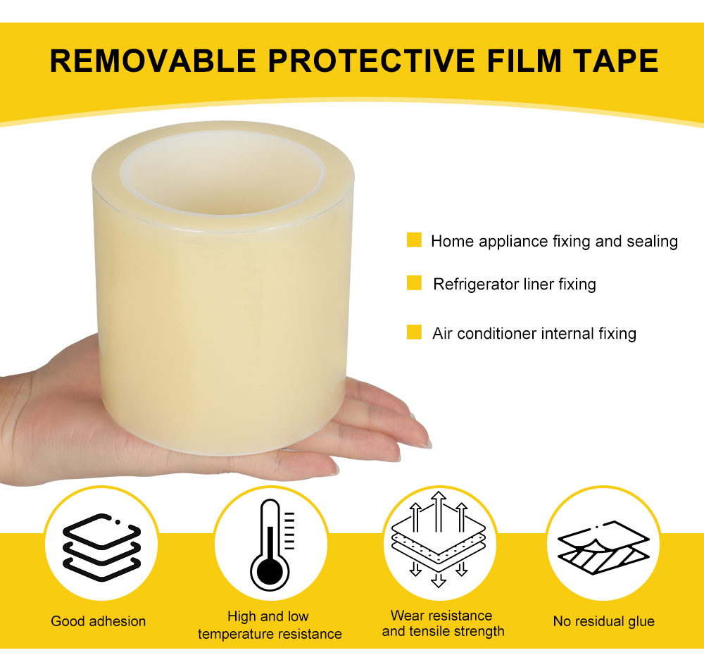 Customized Length Clear Plastic Protective Film PE Sheets For Surface Protection