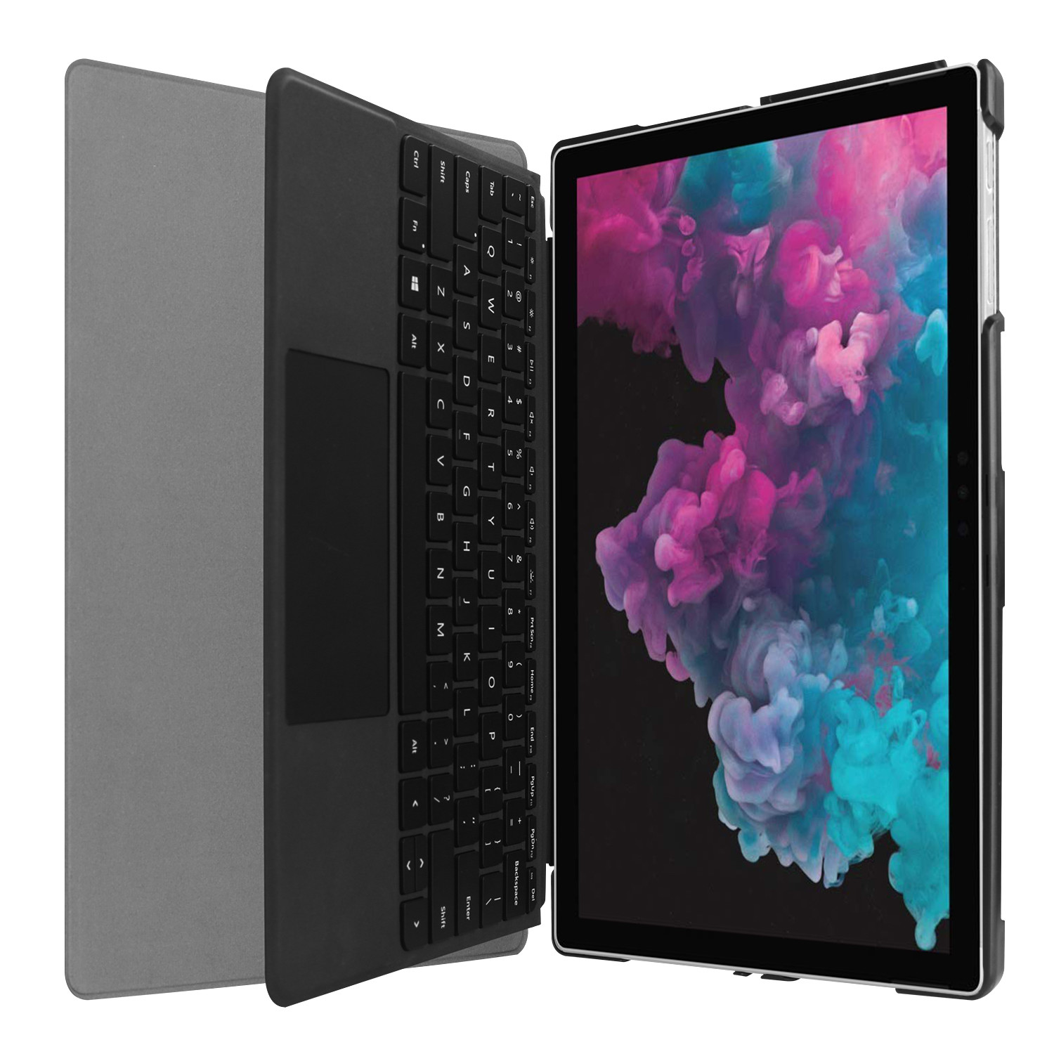 Microsoft Surface Pro 6 Case, Smart Slim Shell Stand Cover for Surface Pro 6 /5(Pro 2017)/Pro 4 Tablet