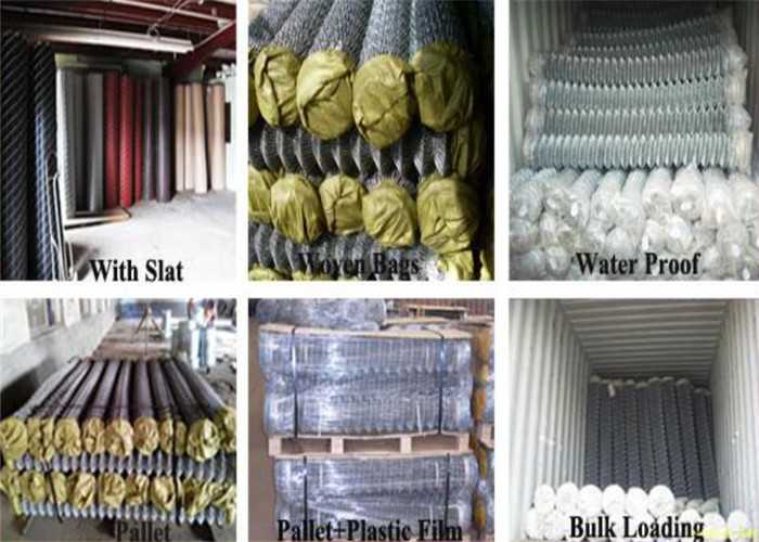6ftx12ft Galvanized Chain Link Mesh Fence Panel Temporary With Base Stand
