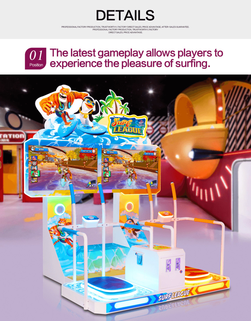 Surf League Sports Arcade Machine Coin Operated Games
