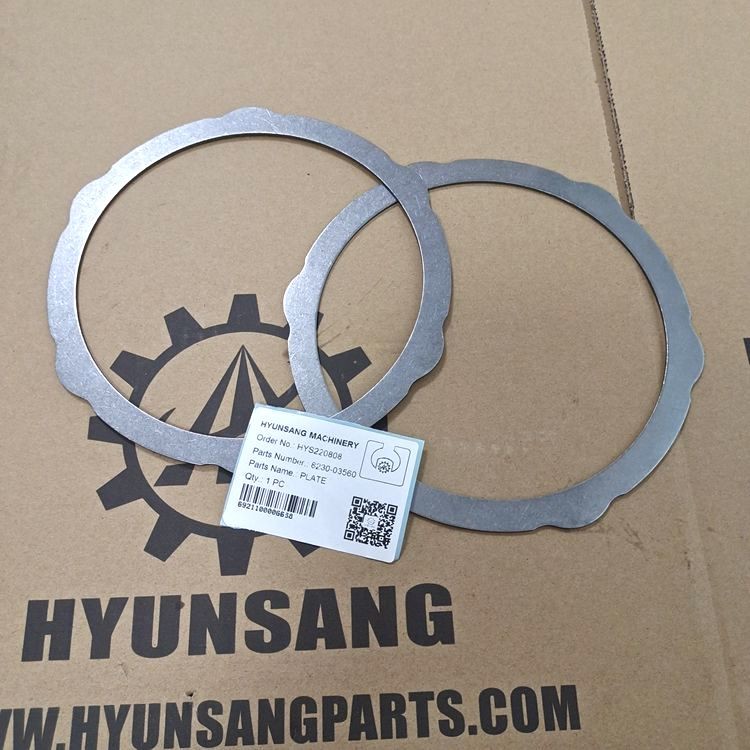 Plate 8230-03560 8230-21670 8230-21670 Excavator Engine Parts For Ec160c Ec160