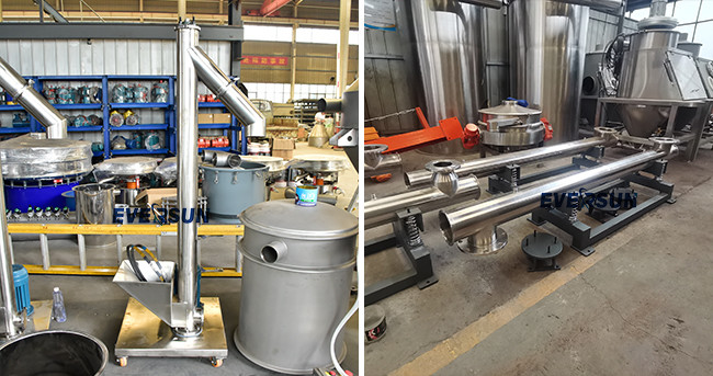 Screw Blade Seal Push Dry Powder Viscous Granule Material Machine