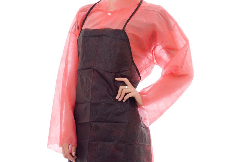 Economical Friendly 70x80cm Single Use Nonwoven Apron 40g/M2 For Factory