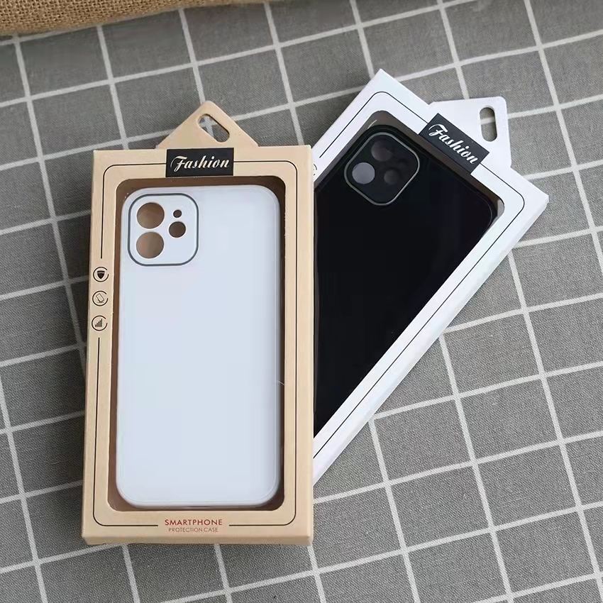 Bio Electronics Packaging Box Custom Printed Kraft Paper Drop Tested For Phone Case