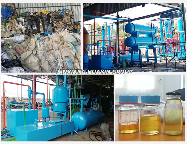 1 Ton Pyrolysis To Diesel Plant Container Type Small Scale Plastic Pyrolysis Plant