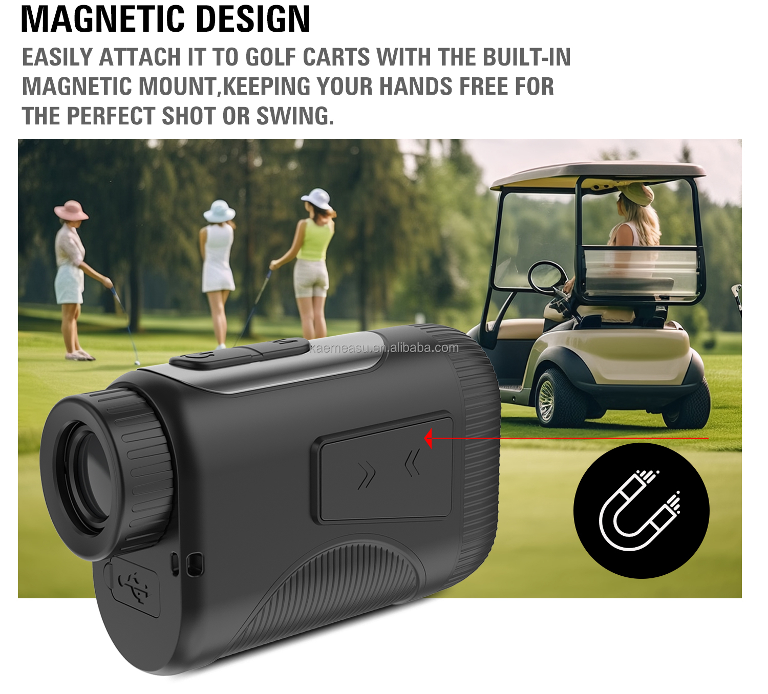 OEM Industrial Grade Golf Laser Rangefinder Binoculars Slope Scope and Laser Distance Meter Telescope with Golf Slope Features