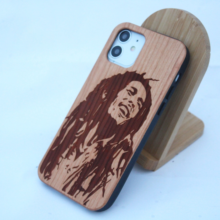 Eco-Friendly Bamboo Phone Case Cover for iPhone 12 Pro Max Protect Your Device in Style