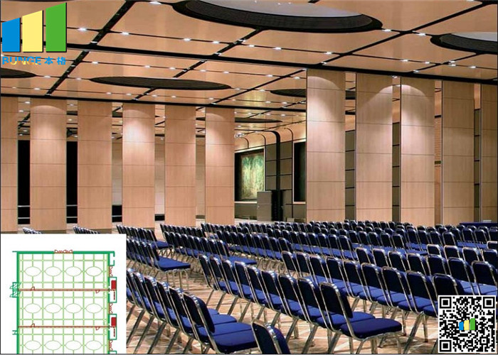 Acoustic Banquet Hall Wooden Partition Wall