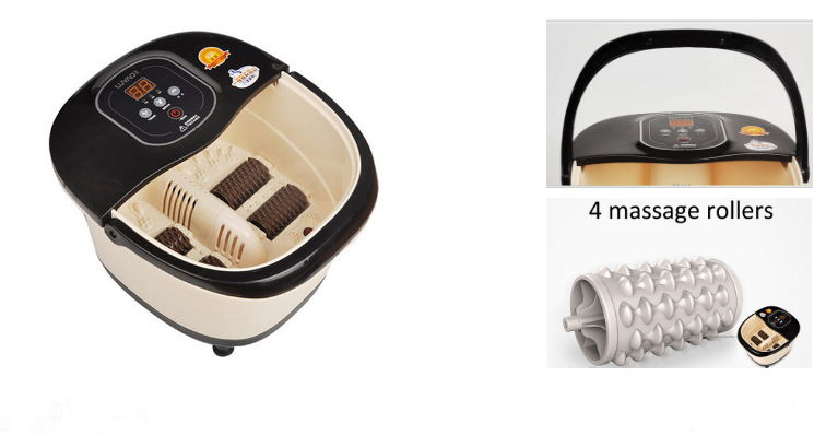 Multifunction Portable Foot Spa Machine , Pedicure Basin Heated Foot Bath Machine