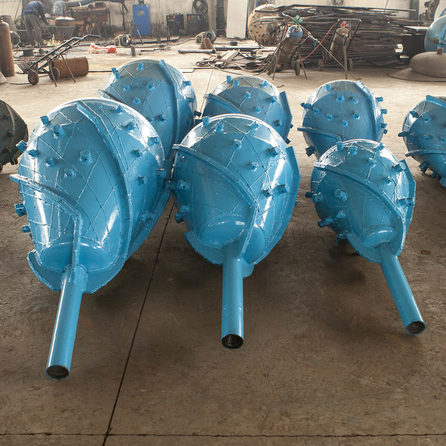 600mm Built In Swivel Soft Soil Fluted Reamer Hdd / Barrel Reamer Hdd